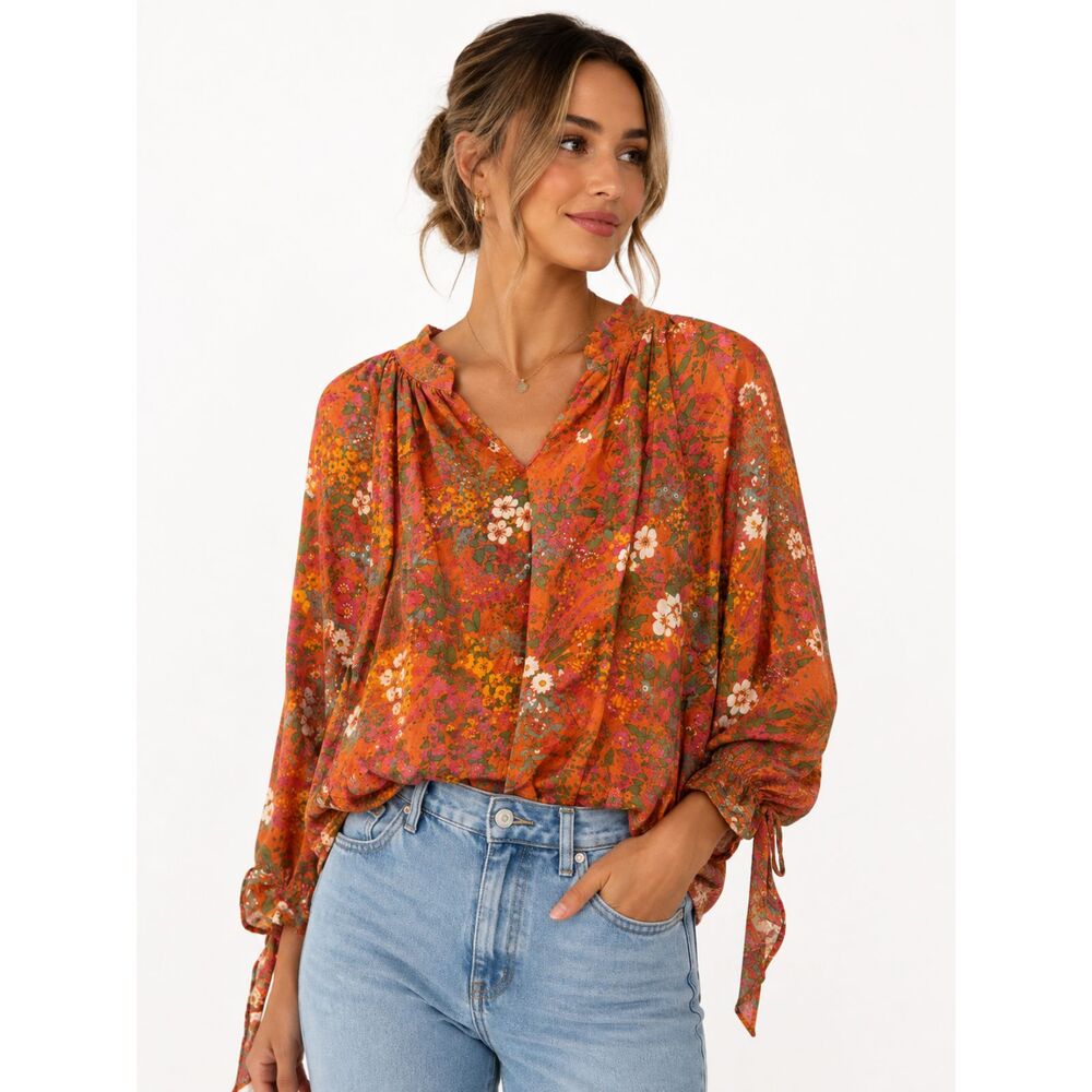 Cynthia Rowley Orange Blouse | Size: Small